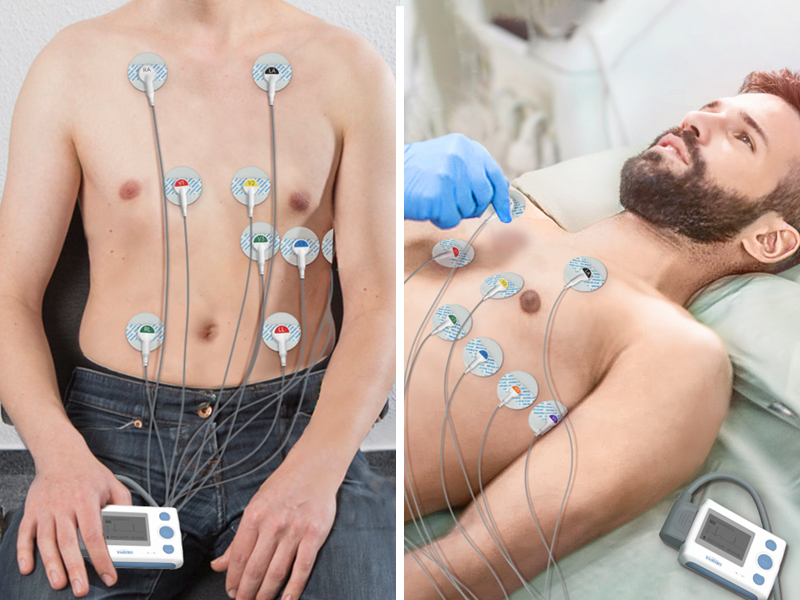 12 lead ECG Holter Monitor - Th12 24H ECG Monitoring Machine